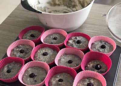 Easy‐peasy blueberry muffins 2