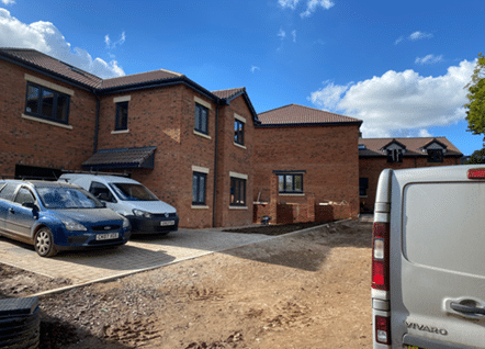 Completed residential development finance case study - exterior shot of front of property